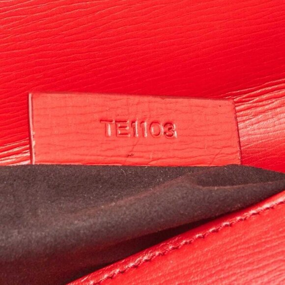 Givenchy Red Grained Leather Pandora Box Medium Shoulder Bag - Picture 6 of 11